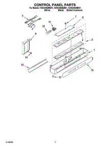 05 - Control Panel Parts parts for Kitchenaid Refrigerator KSSO48QMW01 from AppliancePartsPros.com
