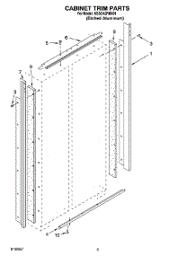 02 - Cabinet Trim Parts parts for Kitchenaid Refrigerator KSSO42FMX01 from AppliancePartsPros.com