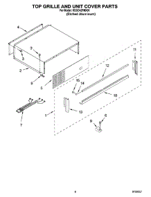 06 - Top Grille And Unit Cover Parts parts for Kitchenaid Refrigerator KSSO42FMX01 from AppliancePartsPros.com
