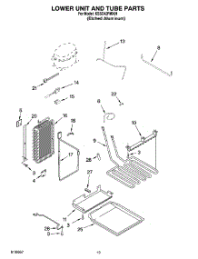 12 - Lower Unit And Tube Parts parts for Kitchenaid Refrigerator KSSO42FMX01 from AppliancePartsPros.com
