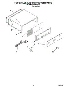 06 - Top Grille And Unit Cover Parts parts for Kitchenaid Refrigerator KSSP48QMS01 from AppliancePartsPros.com