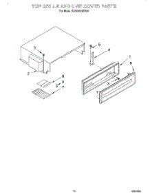 09 - Top Grille And Unit Cover parts for Kitchenaid Refrigerator KSSS42MDX04 from AppliancePartsPros.com