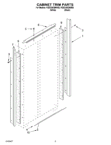 02 - Cabinet Trim Parts parts for Kitchenaid Refrigerator KSSO36QMB00 from AppliancePartsPros.com