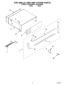 06 - Top Grille And Unit Cover Parts parts for Kitchenaid Refrigerator KSSO36QMB00 from AppliancePartsPros.com