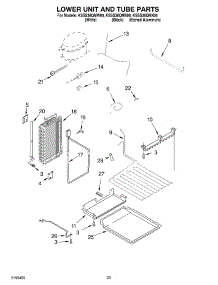 14 - Lower Unit And Tube Parts parts for Kitchenaid Refrigerator KSSS36QMW00 from AppliancePartsPros.com