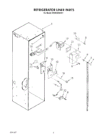 04 - Refrigerator Liner parts for Kitchenaid Refrigerator KSSS36DAX01 from AppliancePartsPros.com