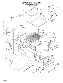 13 - Upper Unit parts for Kitchenaid Refrigerator KSSP42QKS00 from AppliancePartsPros.com