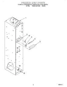 03 - Freezer Liner parts for Kitchenaid Refrigerator KSSP42MFS05 from AppliancePartsPros.com