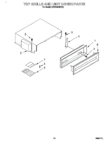 09 - Top Grille And Unit Cover parts for Kitchenaid Refrigerator KSSS48QDX02 from AppliancePartsPros.com