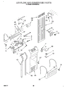 16 - Air Flow And Reservoir parts for Kitchenaid Refrigerator KSSS48QDX02 from AppliancePartsPros.com