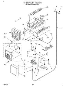 17 - Icemaker, Lit / Optional parts for Kitchenaid Refrigerator KSSS48QDX02 from AppliancePartsPros.com