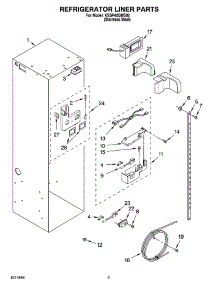 04 - Refrigerator Liner Parts parts for Kitchenaid Refrigerator KSSP42QMS02 from AppliancePartsPros.com