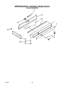 07 - Refrigerator Control Panel parts for Kitchenaid Refrigerator KSSS42DWX01 from AppliancePartsPros.com