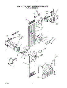 16 - Air Flow And Reservoir parts for Kitchenaid Refrigerator KSSS42DWX01 from AppliancePartsPros.com