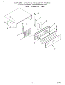 09 - Top Grille And Unit Cover parts for Kitchenaid Refrigerator KSSP42QFW05 from AppliancePartsPros.com