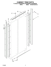 02 - Cabinet Trim Parts parts for Kitchenaid Refrigerator KSSS36QMX00 from AppliancePartsPros.com