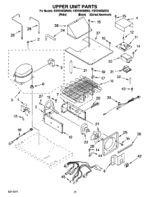 13 - Upper Unit Parts parts for Kitchenaid Refrigerator KSSS36QMX02 from AppliancePartsPros.com