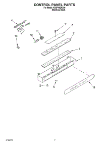 05 - Control Panel parts for Kitchenaid Refrigerator KSSP48QKS01 from AppliancePartsPros.com