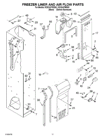 08 - Freezer Liner And Air Flow Parts parts for Kitchenaid Refrigerator KSSS42FMX00 from AppliancePartsPros.com