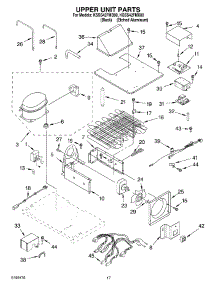 11 - Upper Unit Parts parts for Kitchenaid Refrigerator KSSS42FMX00 from AppliancePartsPros.com