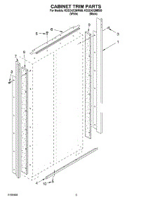 02 - Cabinet Trim Parts parts for Kitchenaid Refrigerator KSSO42QMB00 from AppliancePartsPros.com