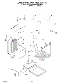 14 - Lower Unit And Tube Parts parts for Kitchenaid Refrigerator KSSO42QMB00 from AppliancePartsPros.com