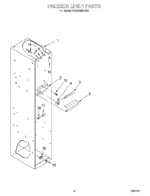 03 - Freezer Liner parts for Kitchenaid Refrigerator KSSS36MDX04 from AppliancePartsPros.com