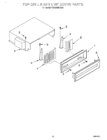09 - Top Grille And Unit Cover parts for Kitchenaid Refrigerator KSSS36MDX04 from AppliancePartsPros.com