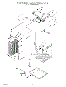 13 - Lower Unit And Tube parts for Kitchenaid Refrigerator KSSS36MDX04 from AppliancePartsPros.com