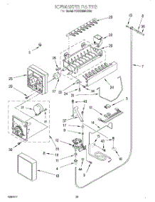 15 - Icemaker, Literature parts for Kitchenaid Refrigerator KSSS36MDX04 from AppliancePartsPros.com
