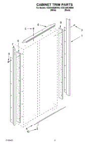 02 - Cabinet Trim Parts parts for Kitchenaid Refrigerator KSSO48QMW00 from AppliancePartsPros.com