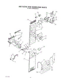 15 - Air Flow And Reservoir parts for Kitchenaid Refrigerator KSSS36DWX01 from AppliancePartsPros.com