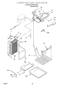15 - Lower Unit And Tube parts for Kitchenaid Refrigerator KSSS42QJX00 from AppliancePartsPros.com