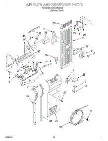 16 - Air Flow And Reservoir parts for Kitchenaid Refrigerator KSSS42QJX00 from AppliancePartsPros.com