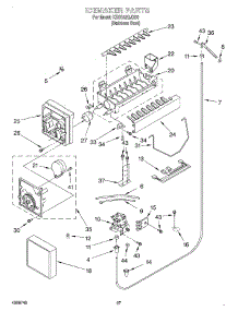 17 - Ice Maker, Optional parts for Kitchenaid Refrigerator KSSS42QJX00 from AppliancePartsPros.com