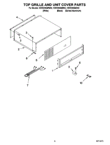 06 - Top Grille And Unit Cover Parts parts for Kitchenaid Refrigerator KSSS36QMB02 from AppliancePartsPros.com