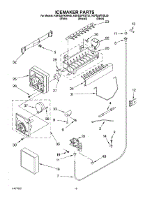 12 - Icemaker Parts, Parts Not Illustrated parts for Kitchenaid Refrigerator KSFS25FKBL00 from AppliancePartsPros.com
