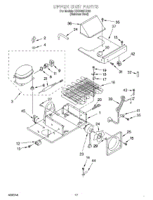 12 - Upper Unit parts for Kitchenaid Refrigerator KSSS48FJX00 from AppliancePartsPros.com