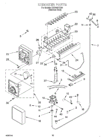 15 - Ice Maker, Optional parts for Kitchenaid Refrigerator KSSS48FJX00 from AppliancePartsPros.com