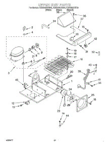 14 - Upper Unit parts for Kitchenaid Refrigerator KSSS48QHB00 from AppliancePartsPros.com