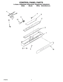 05 - Control Panel Parts parts for Kitchenaid Refrigerator KSSS42QKB02 from AppliancePartsPros.com