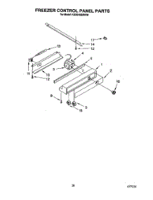 17 - Freezer Control parts for Kitchenaid Refrigerator KSSS48DBW00 from AppliancePartsPros.com