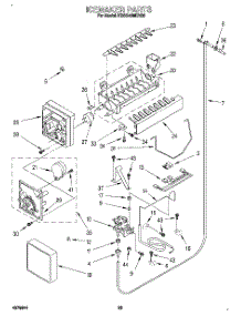 15 - Icemaker, Literature parts for Kitchenaid Refrigerator KSSS42MDX00 from AppliancePartsPros.com