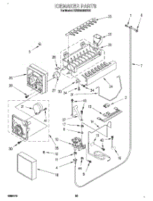 15 - Icemaker, Lit / Optional parts for Kitchenaid Refrigerator KSSS48MDX02 from AppliancePartsPros.com