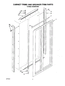 02 - Section parts for Kitchenaid Refrigerator KSSS36DAW04 from AppliancePartsPros.com