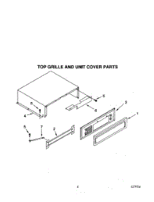 03 - Cabinet Trim And Breaker Trim, Top parts for Kitchenaid Refrigerator KSSS36DAW04 from AppliancePartsPros.com