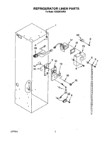 04 - Refrigerator Liner parts for Kitchenaid Refrigerator KSSS36DAW04 from AppliancePartsPros.com