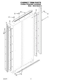 02 - Cabinet Trim Parts parts for Kitchenaid Refrigerator KSSS36FMB02 from AppliancePartsPros.com