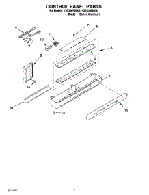05 - Control Panel Parts parts for Kitchenaid Refrigerator KSSS36FMB02 from AppliancePartsPros.com