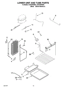 12 - Lower Unit And Tube Parts parts for Kitchenaid Refrigerator KSSS36FMB02 from AppliancePartsPros.com